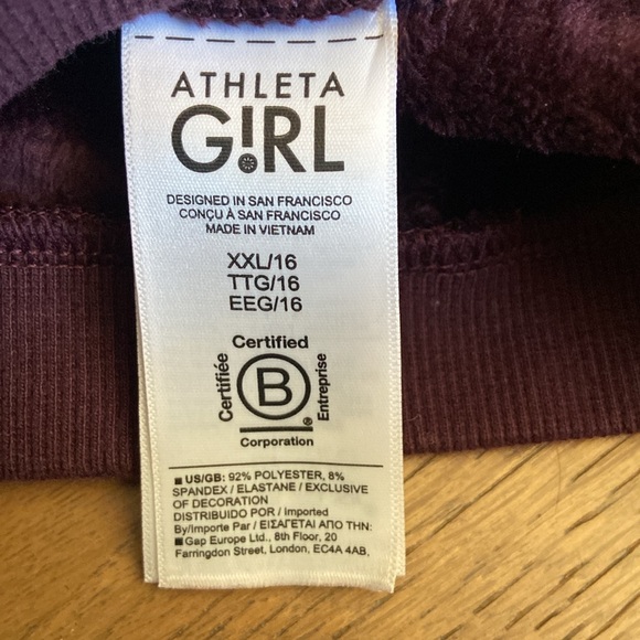 NWT - Athleta Girl Feelin’ Great Sweatshirt - Picture 12 of 13
